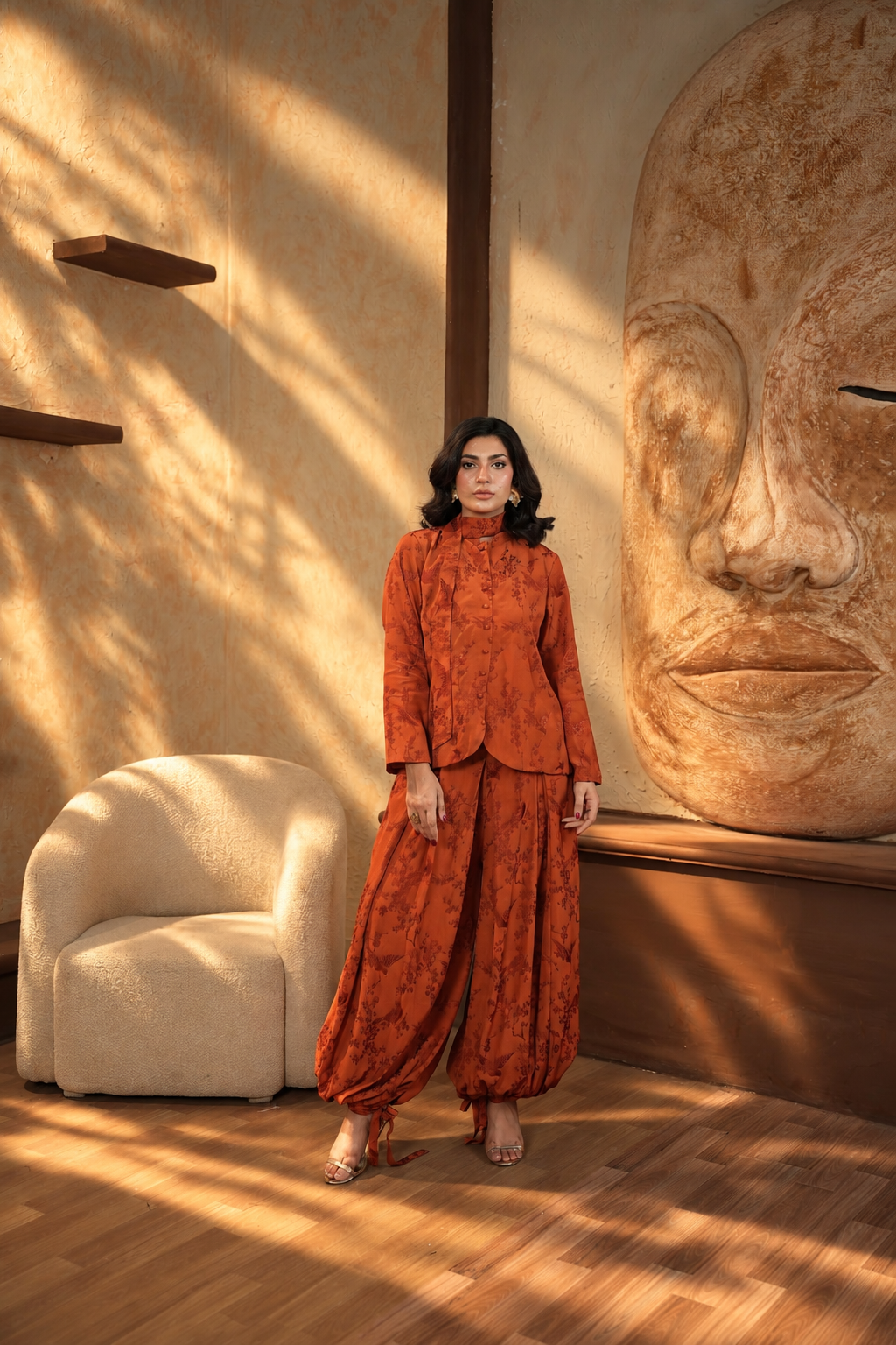 Look 05 Terracotta Contemporary Cut