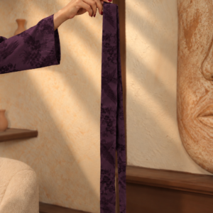 Her Coded Look 07 deep mauve embroidered kurta ensemble